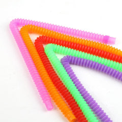 6pcs Colorful Mini Telescopic Tube for Children's Vent Decompression