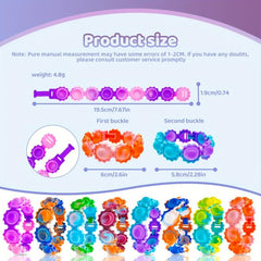 24pcs Colorful Fidget Bracelet Toys for Kids