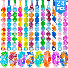 24pcs Colorful Fidget Bracelet Toys for Kids