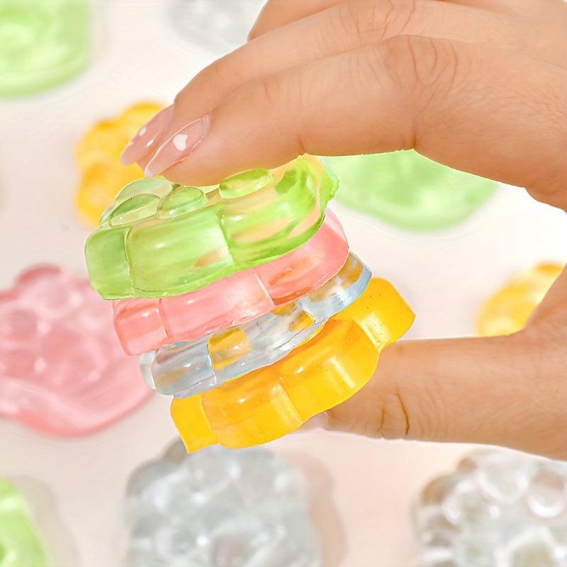 2pcs Jelly Cat Claw Pinching Sticky Music Cartoon Decompression Gift