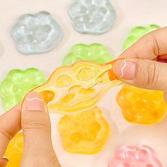 2pcs Jelly Cat Claw Pinching Sticky Music Cartoon Decompression Gift