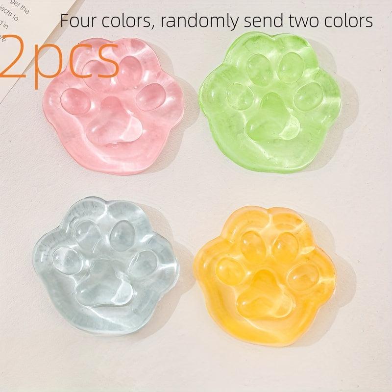 2pcs Jelly Cat Claw Pinching Sticky Music Cartoon Decompression Gift