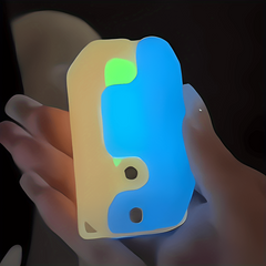 3D Gravity Toy Light-Absorbing Material Novelty Toy