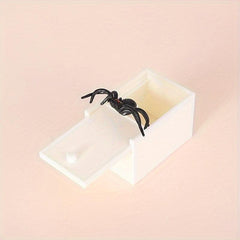 Funny Tricky Spider Toy in Plastic Box - Creative Spoof Props