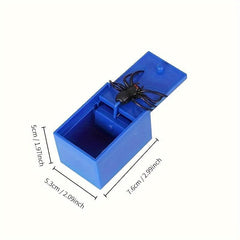 Funny Tricky Spider Toy in Plastic Box - Creative Spoof Props