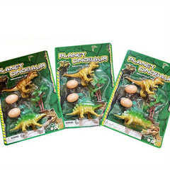 Plastic Dinosaur Toy Set Floor Stand Model Interactive Puzzle