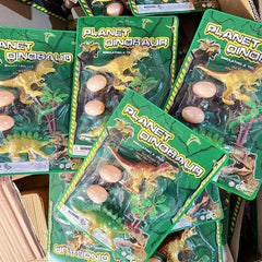 Plastic Dinosaur Toy Set Floor Stand Model Interactive Puzzle