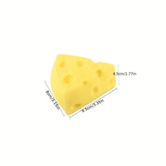Cheese Shaped Squishy Toy Stress Reducer