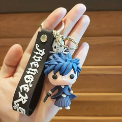 Japanese Anime Warrior Doll Key Chain - Party & Holiday Decoration