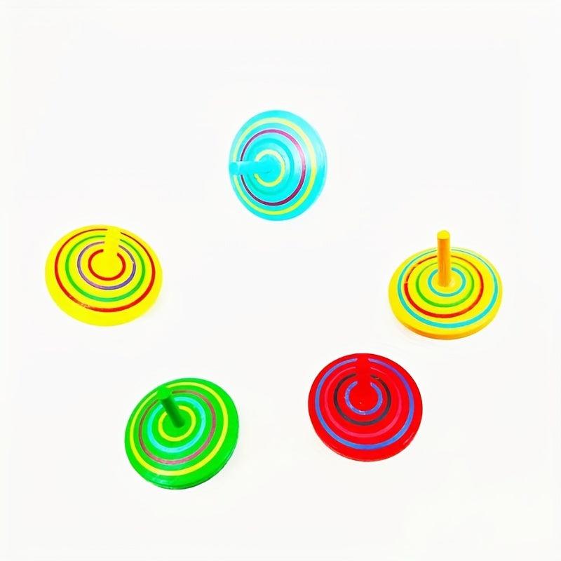 5pcs 10pcs Fingertip Gyro Wooden Educational Toys for Kids
