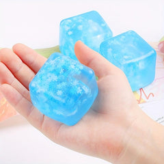 Stress Relief Ice Cube Soft Glue Toy