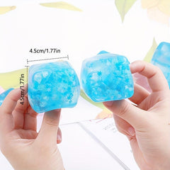 Stress Relief Ice Cube Soft Glue Toy