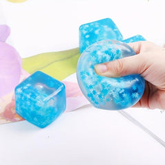 Stress Relief Ice Cube Soft Glue Toy