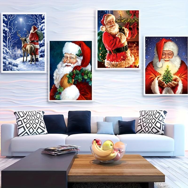 DIY Diamond Painting Kit Santa Claus Winter Christmas Deer