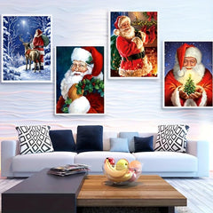 DIY Diamond Painting Kit Santa Claus Winter Christmas Deer