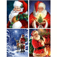 DIY Diamond Painting Kit Santa Claus Winter Christmas Deer