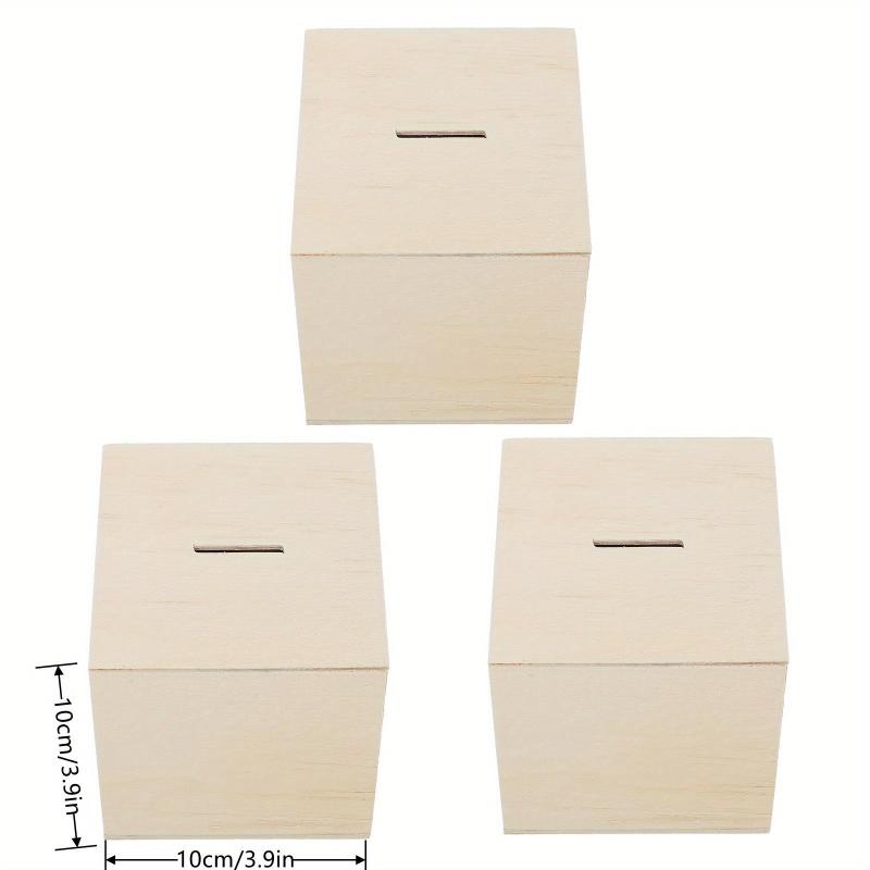 3pcs Piggy Bank Money Storage Box Saving Container