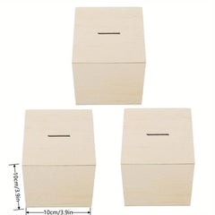 3pcs Piggy Bank Money Storage Box Saving Container