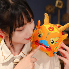 Dragon Year Mascot Plush Toy Annual Decoration Doll