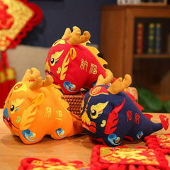 Dragon Year Mascot Plush Toy Annual Decoration Doll