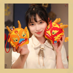 Dragon Year Mascot Plush Toy Annual Decoration Doll