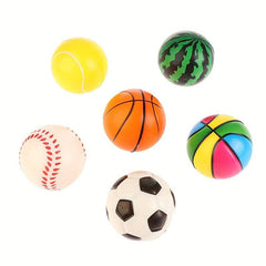 Squeeze Toy Ball Football Pu Soft Sponge Decompression Baseball Toy Set