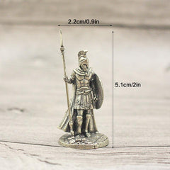 Metal Retro Statue Tabletop Decor Collectible Toy