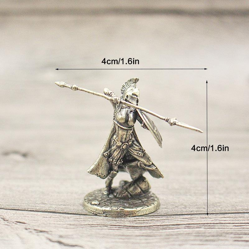 Metal Retro Statue Tabletop Decor Collectible Toy