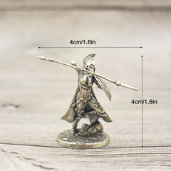 Metal Retro Statue Tabletop Decor Collectible Toy