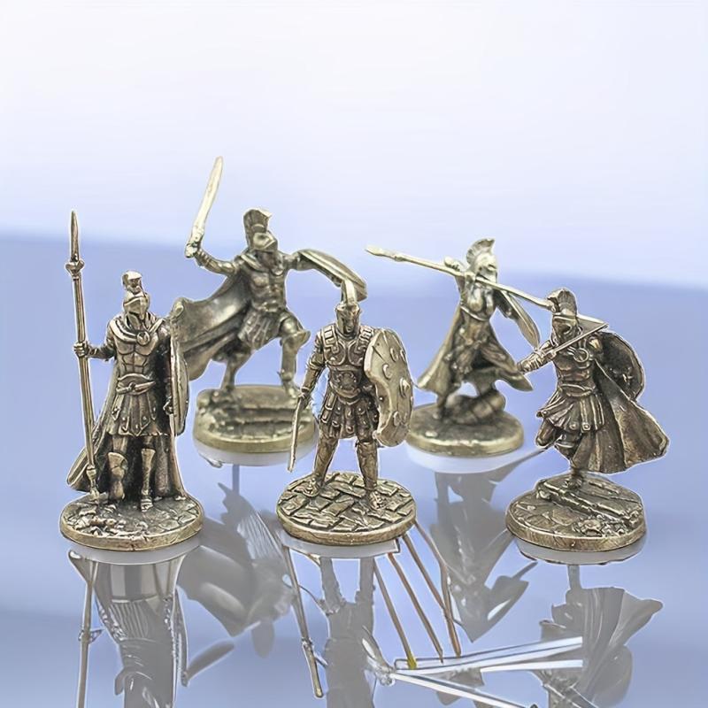 Metal Retro Statue Tabletop Decor Collectible Toy