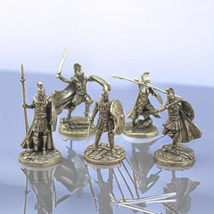 Metal Retro Statue Tabletop Decor Collectible Toy
