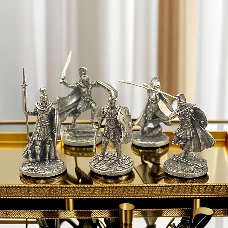 Metal Retro Statue Tabletop Decor Collectible Toy