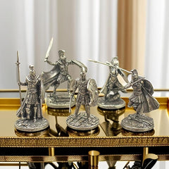 Metal Retro Statue Tabletop Decor Collectible Toy
