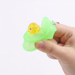 Mini Toilet Keychain Squeeze Toy