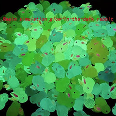 10pcs Resin Luminous Rabbit DIY Decoration Material