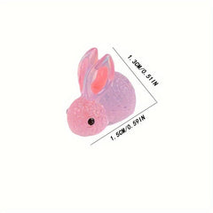 10pcs Resin Luminous Rabbit DIY Decoration Material