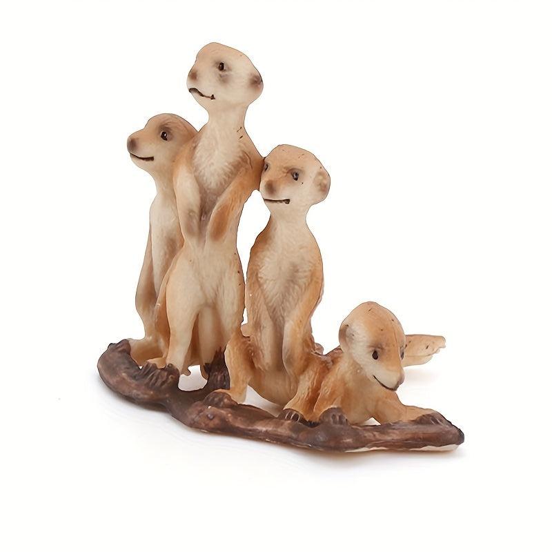 Creative Fox Rex Model Ornament Toy for Christmas Party Year Gift