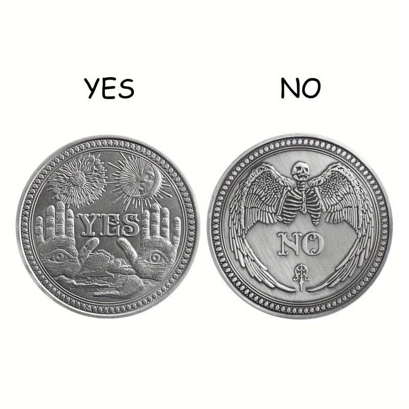 Decision Making Coin - Yes No Coin Flip Toy for Making Choices