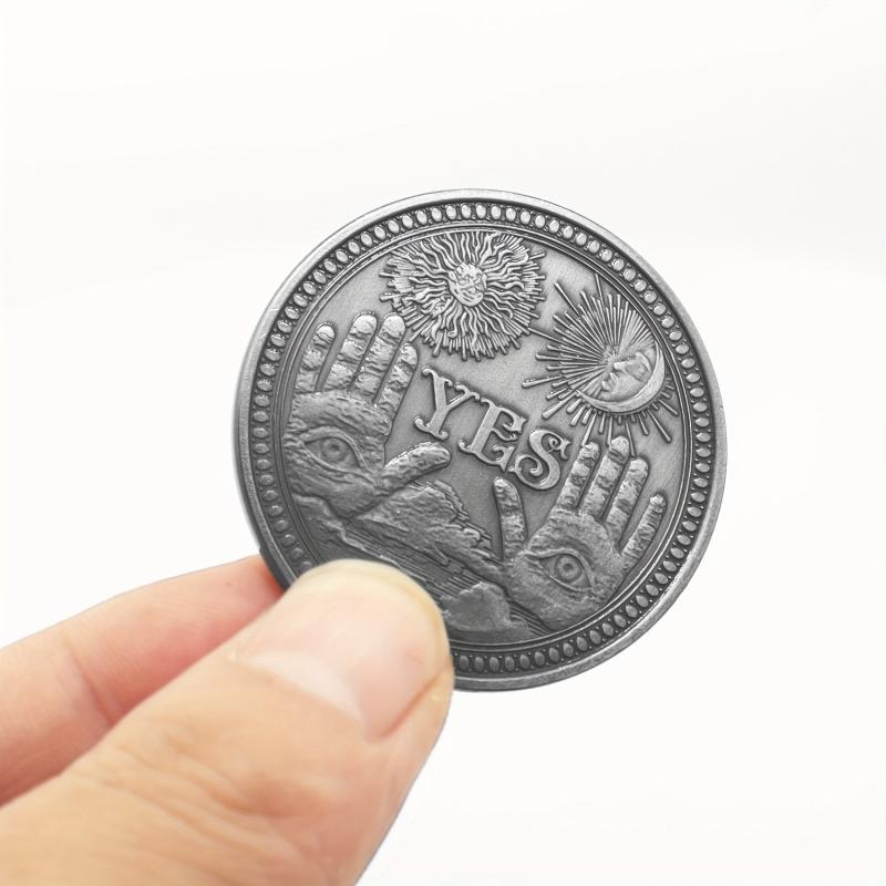 Decision Making Coin - Yes No Coin Flip Toy for Making Choices