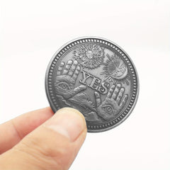 Decision Making Coin - Yes No Coin Flip Toy for Making Choices