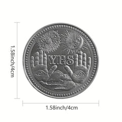Decision Making Coin - Yes No Coin Flip Toy for Making Choices