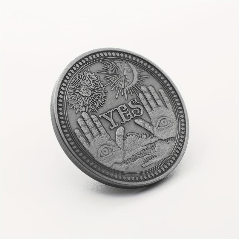 Decision Making Coin - Yes No Coin Flip Toy for Making Choices