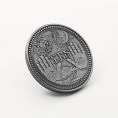Decision Making Coin - Yes No Coin Flip Toy for Making Choices