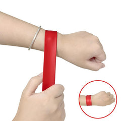 Silicone Snap Ring Bracelet Children's Solid Creative Self rolling Bracelet