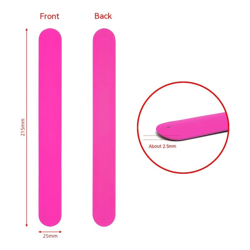 Silicone Snap Ring Bracelet Children's Solid Creative Self rolling Bracelet