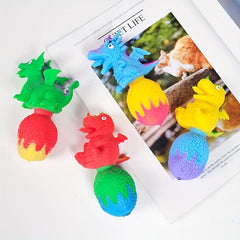 Flip Transform Dinosaur Egg Kneading Music Decompression Toy