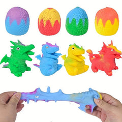 Flip Transform Dinosaur Egg Kneading Music Decompression Toy