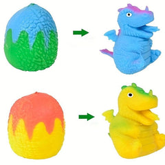 Flip Transform Dinosaur Egg Kneading Music Decompression Toy