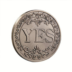 40mm Predictions Decision Coin Yes/No Metal Souvenir Gift