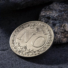 40mm Predictions Decision Coin Yes/No Metal Souvenir Gift